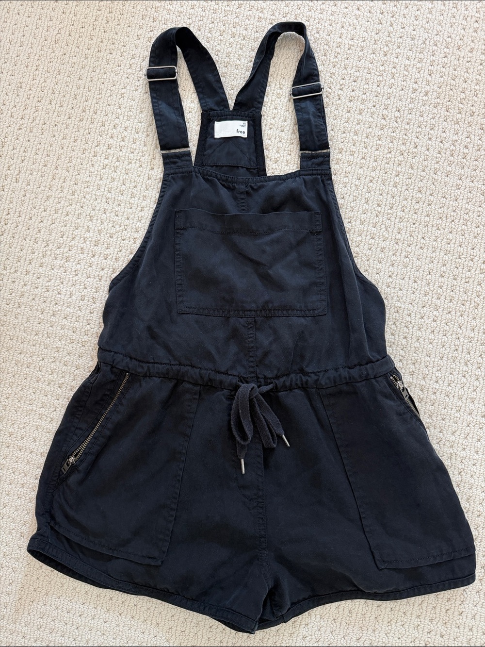 Wilfred Black Short Overall Romper